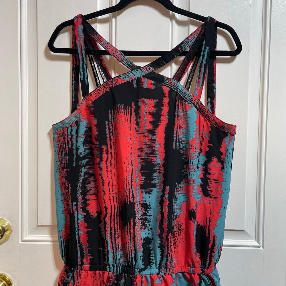 Fabletics Liza Romper Heat Wave Sleeveless Women's Sz Medium - Picture 3 of 11